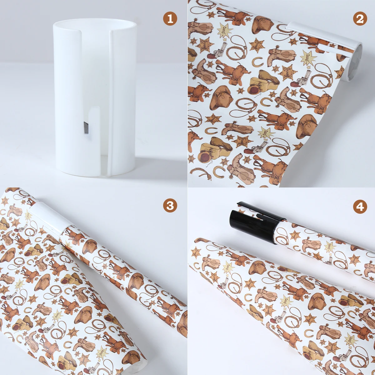 Paper Cutter 1pc Portable Mini Christmas Packaging Paper Cutting Knife Wrapping