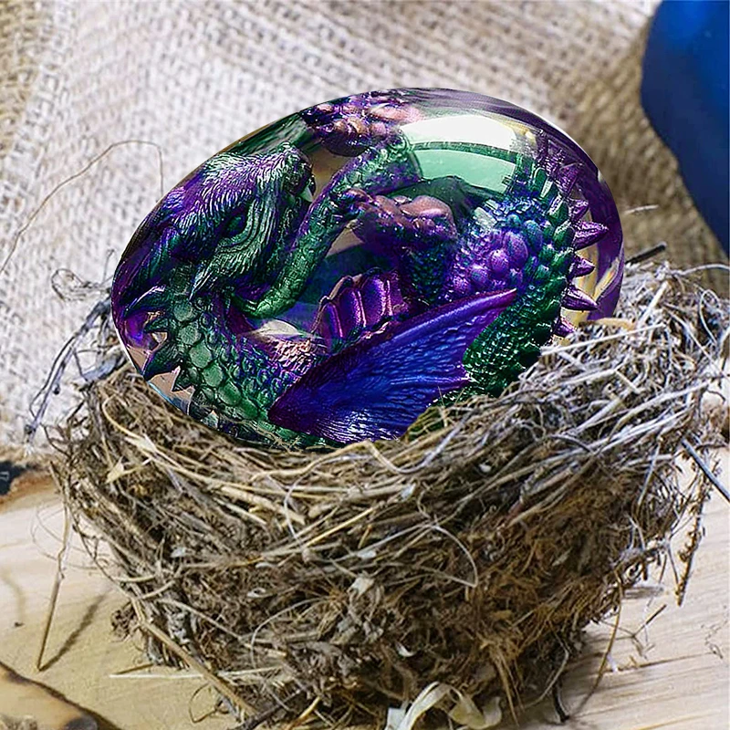 

Lava Dragon Egg Glowing Dinosaur Egg Collection Dinosaur Egg Statue Resin Dragon Egg Souvenir Crystal Mineral Gems Gift Giving
