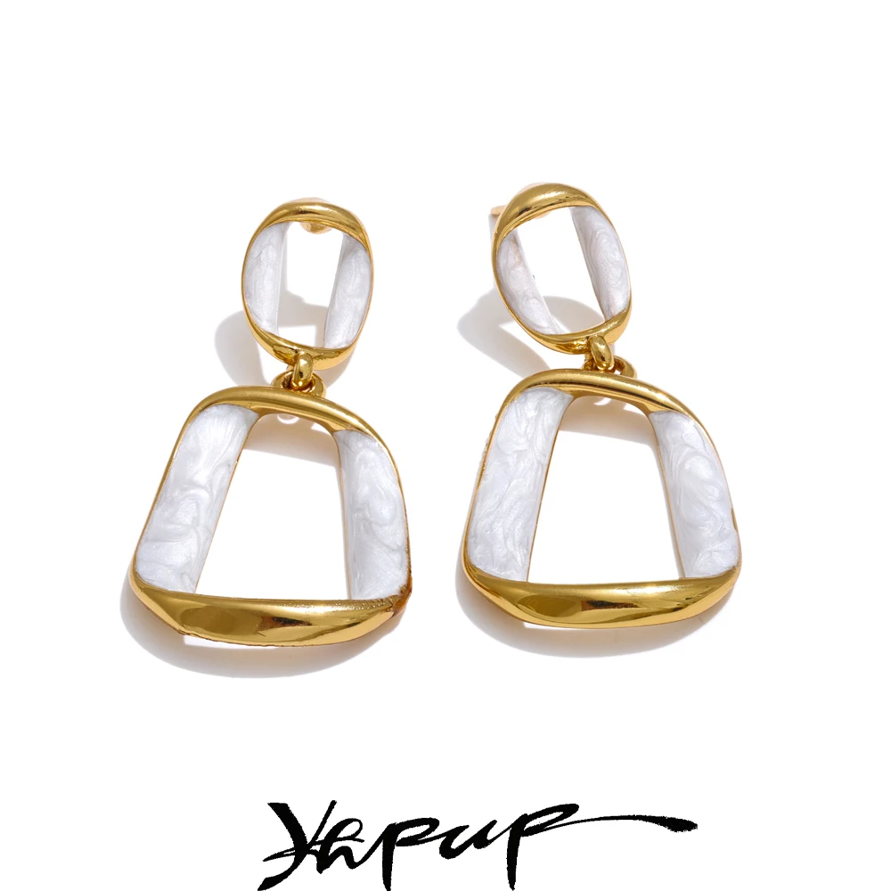 Yhpup Earrings 18K Gold Plated