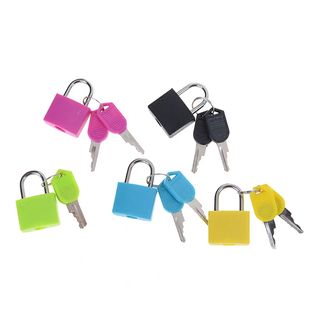 10 Pack Petits Cadenas Colorés, mini Serrures de Valise Cadenas à