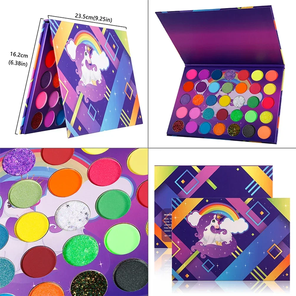 

35 Colors Private Label Eyeshadow Custom Bulk Purple Paper-tray Palette Waterproof Shimmering Matte Pigment Eye Shadow Makeup