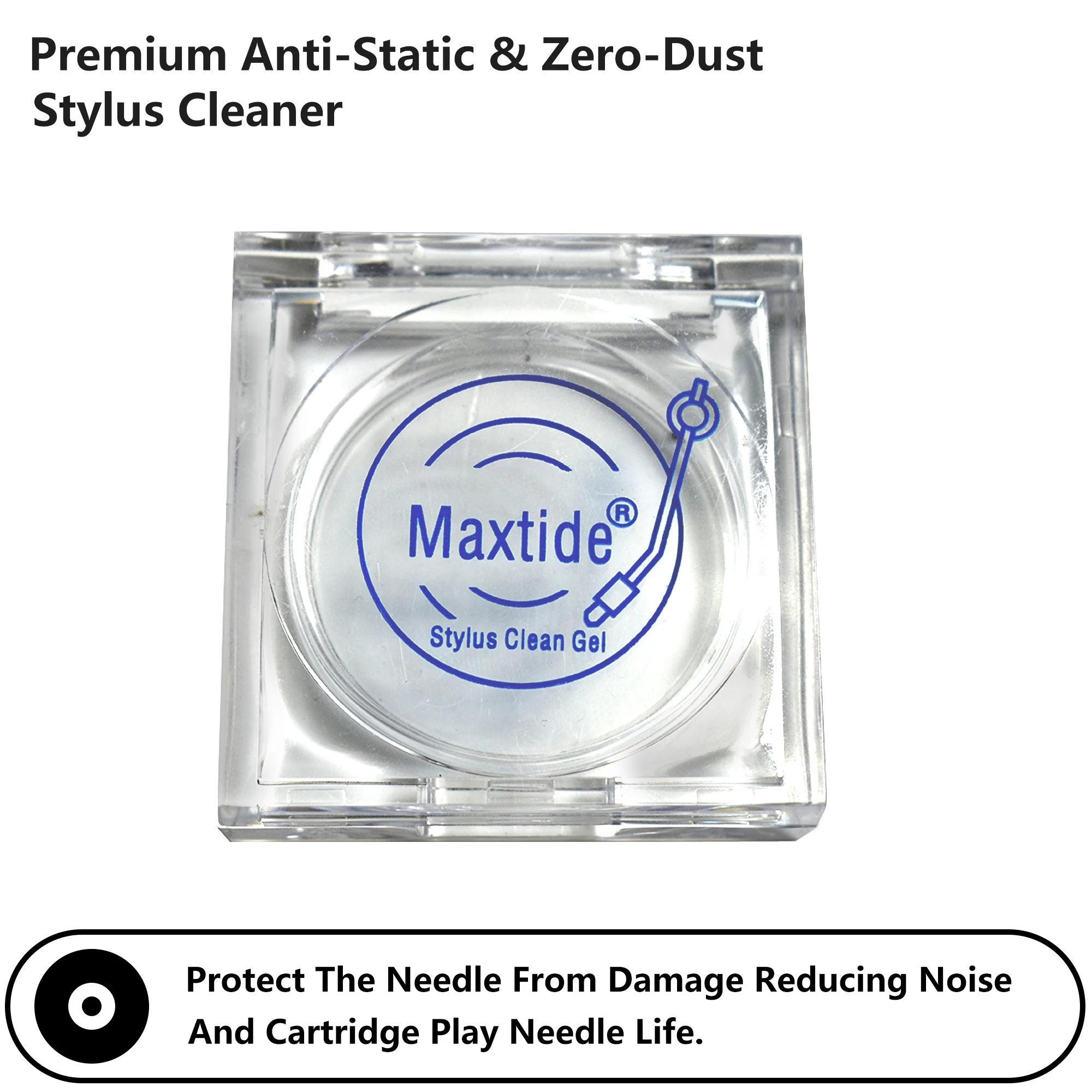 LP Record Cleaner Self-adhesive Turntable Stylus Cleaning Gel Vinyl Record Needle Cleaner,phonograph needle supplies