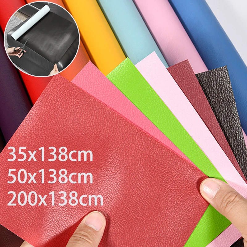 Leather Repair Patch Self Adhesive Leather 200x138cm for Sofa Furniture Table Chair