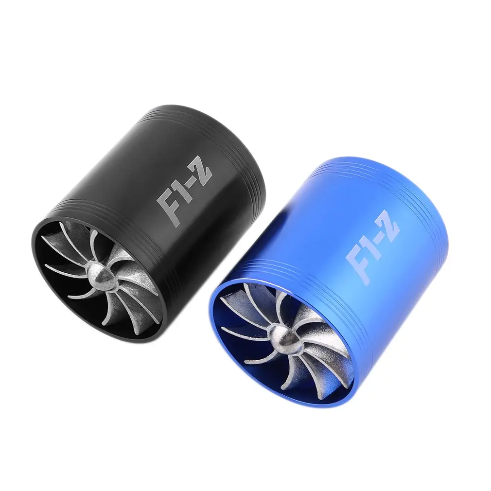 Automobiles Super Charger Doppio Turbonator Presa D'Aria Risparmio Di Carburante Turbo Charger Fan