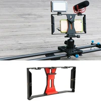 Mobile Phone Video Camera Handheld Stabilizer SmartPhone Film Making Rig Cage Cell Phone Handheld Grip Holder Bracket Stabilizer - Image 4