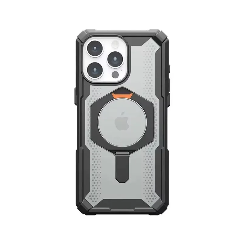 Shockproof Kickstand MagSafe Rugged Armor Case with Magnetic Stand Cover