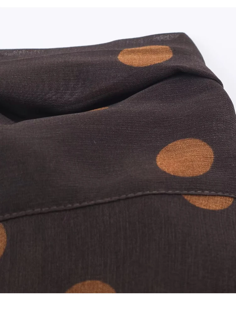 New Halter Tops Fashion Backless Bow Elegant Crop Top Woman Sleeveless Polka Dot Print Short Tops For Women Sexy Party Tops ﻿