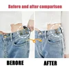 Jean Button Pins Adjustable Pant Waist Tightener Button Extender No Sewing Jeans Button Replacement Clips Pants Waist Buckle Set 4