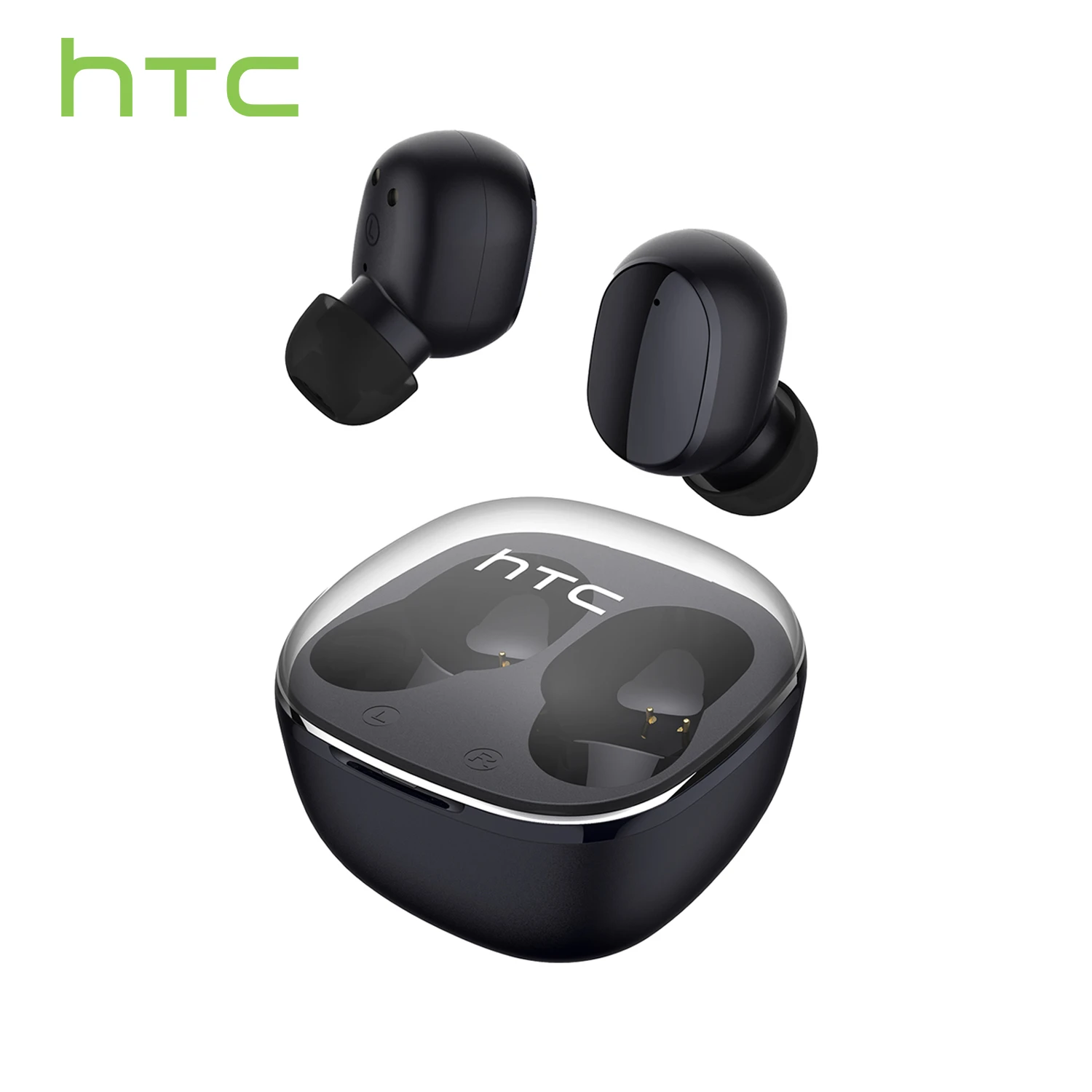 NEW HTC TWS6 Wireless Earphones Bluetooth 5.3 True Wirelss Earbuds Touch Control Noise Reduction Stereo Sound Sports Headphones