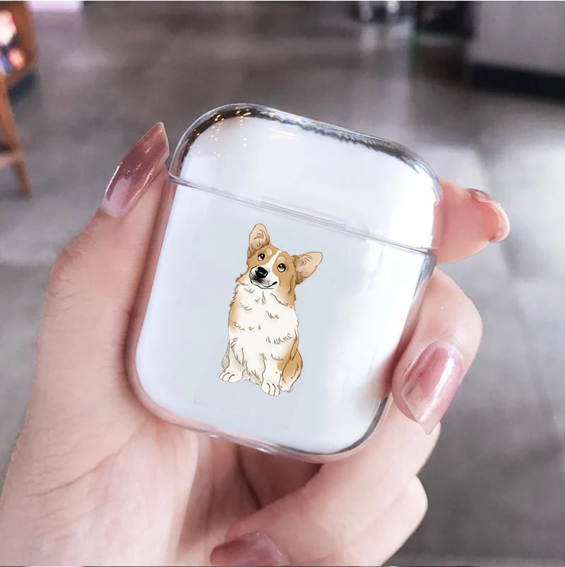 Adorable Cartoon Dog Earphone Case - Shockproof Soft Cover & Protective Accessory Shell