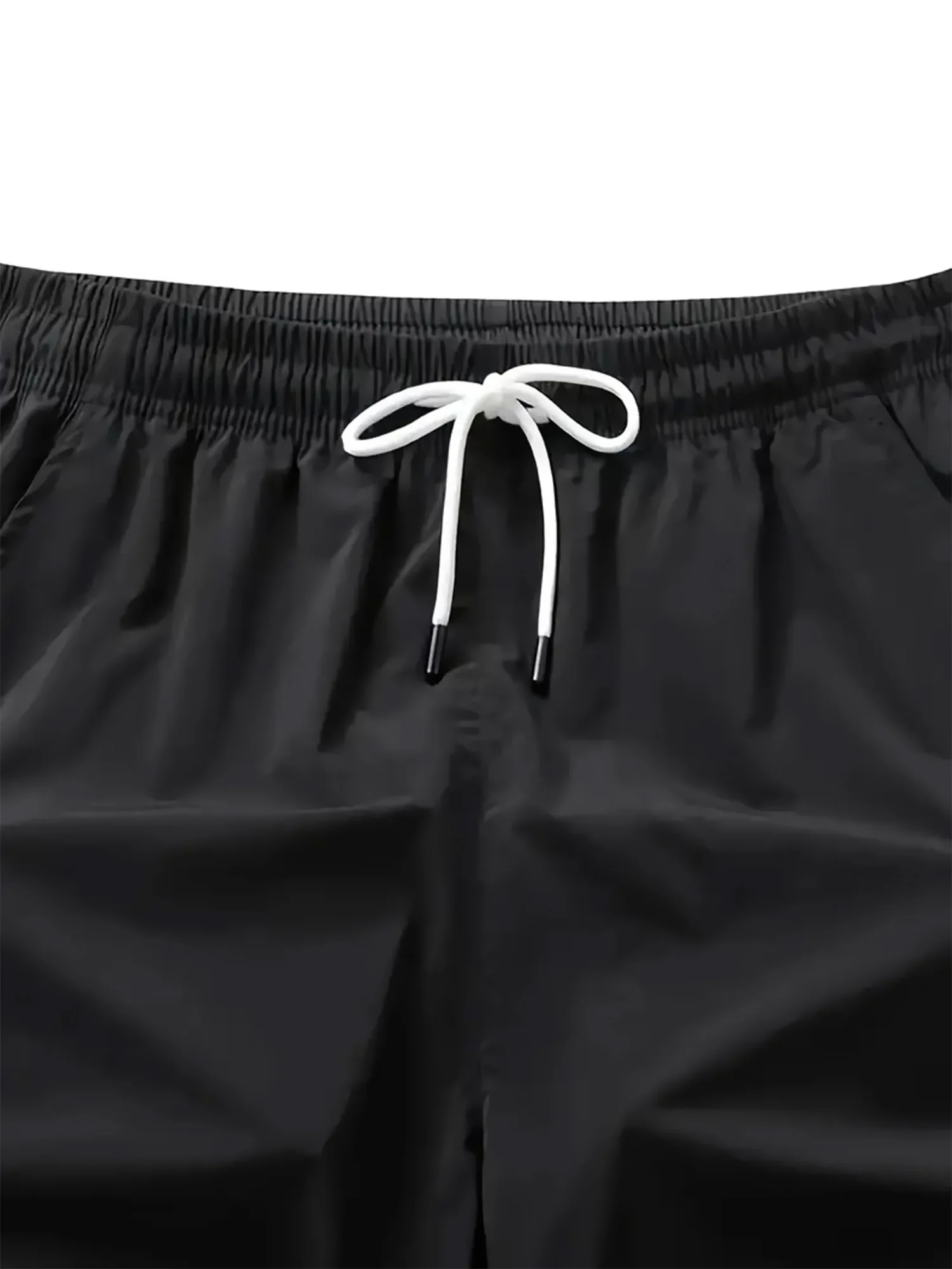 Men's Quick-Drying Sports Shorts 3-Color 3-Pack Casual Loose Elastic Belt with Drawstring Lightweight Suitable for Running and t 4