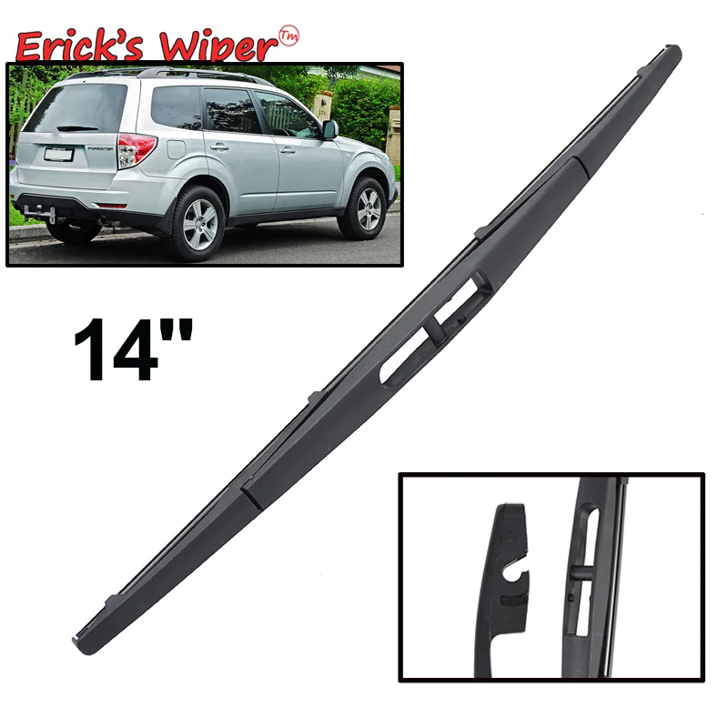 Xukey - Spazzola tergicristallo posteriore per parabrezza, 25,4 cm, per C4 Aircross Sedici 189 4008 Agila B ASX Outlander Leaf Swift SX4 Splash Vezel HR-V