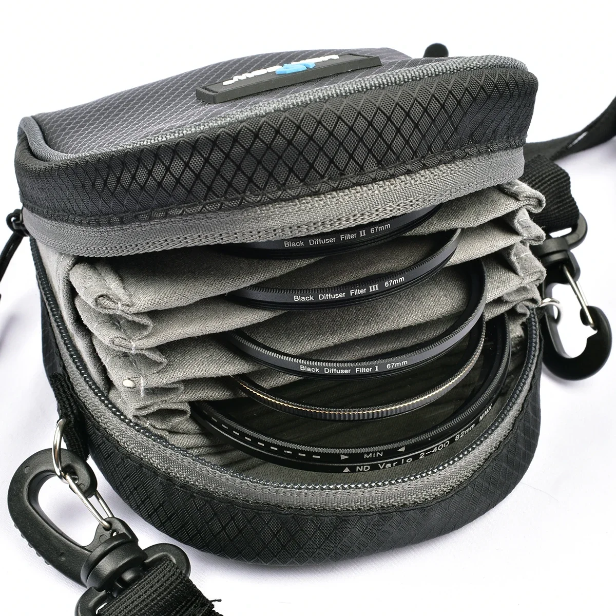 Portable Camera Filter Bag Dustproof Camera Lens Filter Bag Filter Pouch Shoulde