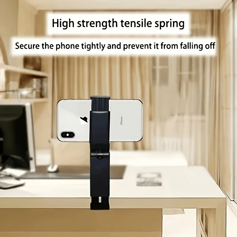 Compact Rotatable Travel Phone Stand with Adjustable Desk Holder
