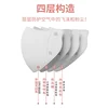Eye corner face mask disposable Japanese 3D sunscreen, cold and windproof, 4 layer breathable, good anti drag makeup mascarillas 3