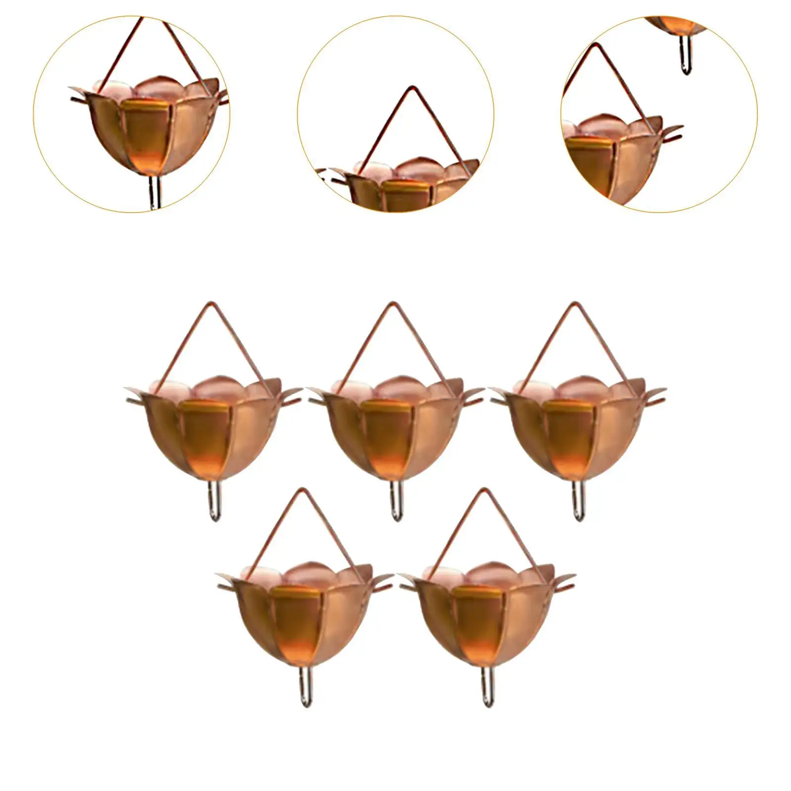 Rain Chains for Gutters 1M Professional Drainage Sturdy Multipurpose Rainwater Diverter for House Eaves Home Garden Porch Patio