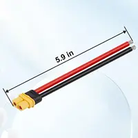 4 Pairs XT60 Plug Female and Male Connector with 150mm 10AWG Wire for RC Lipo Battery FPV Racing Drone - Image 4