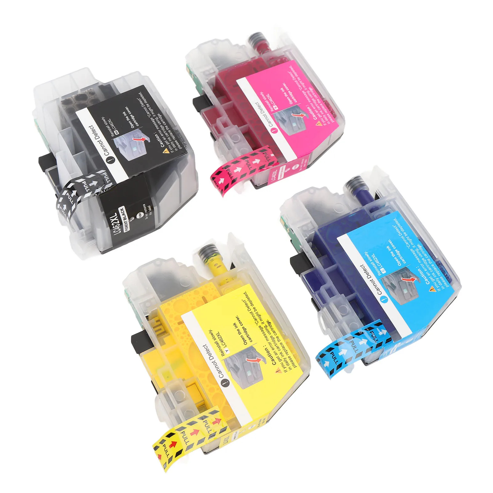 4PCS Ink Cartridge Black Blue Red Yellow LC462XL Printer Ink Cartridge Replacement for MFC-J2340DW J3540DW J3940 Printer