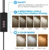 LED Desk Lamp Double/Single Head Reading Table Lamp With Clip Dimmable Brightness For Home Study Office Lighting PC Eye Protect 2