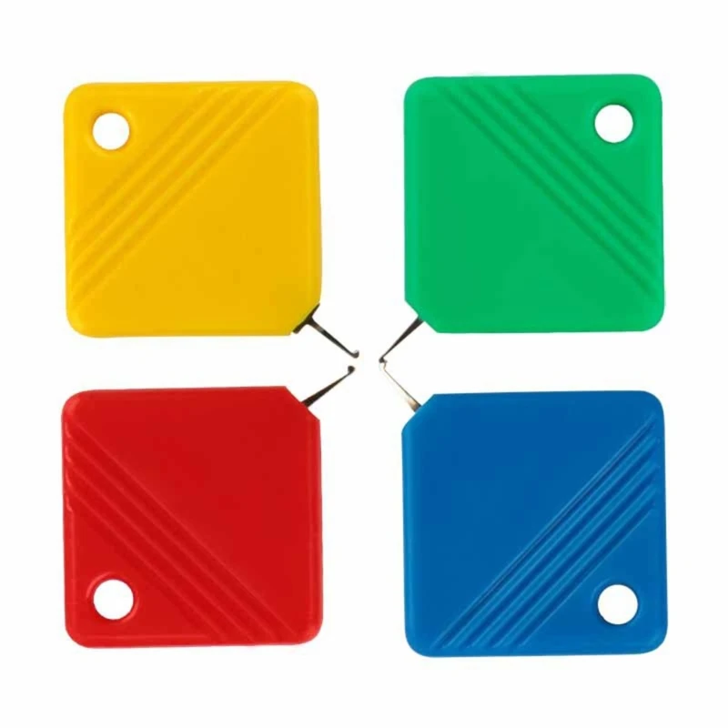 50Pcs 정사각형 블록 자동 바늘 실꿰기 스레딩 가이드 장치 재봉 도구