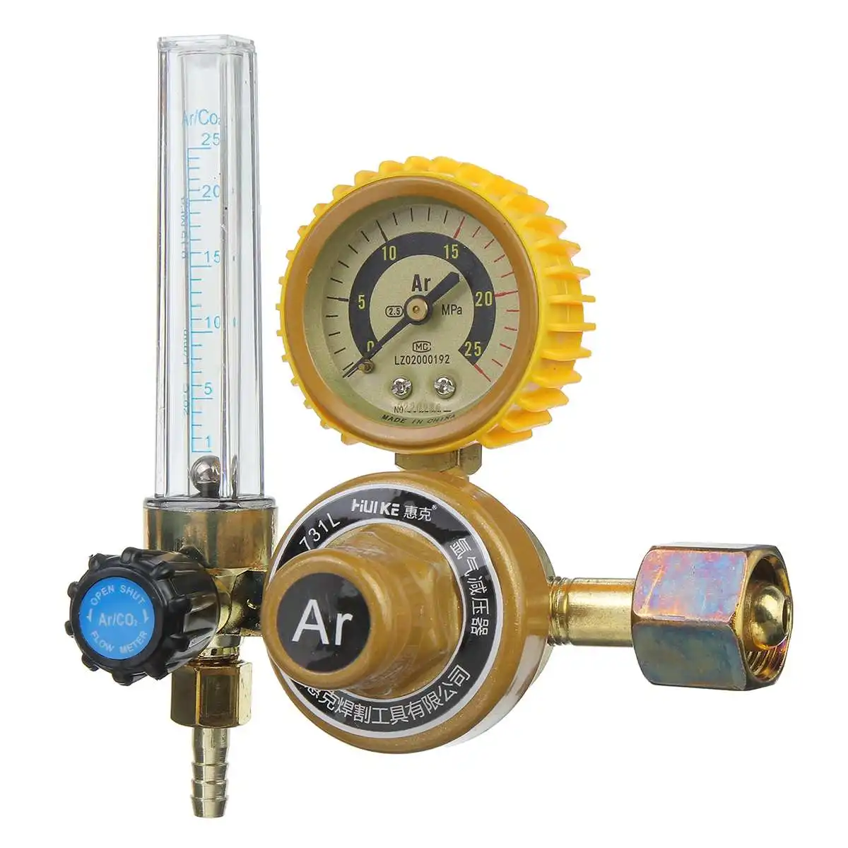G58025MpaArgonCO2MigTigFlowMeterGasRegulatorFlowmeter