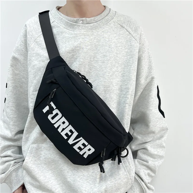 2025 New Multifunctional Chest Bag Large Capacity Unisex Messenger Waist Pack for Sports Outdoor Daily Use Trendy Shoulder Purse