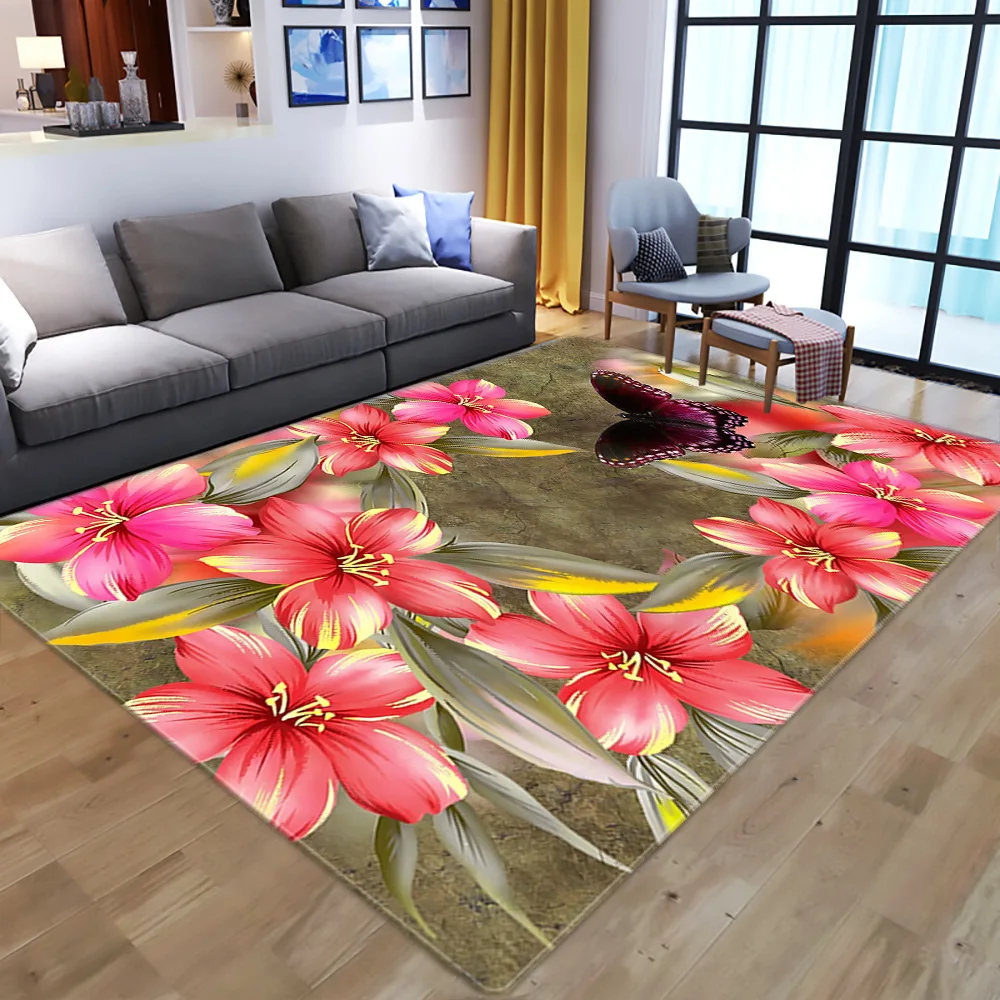 

14248 Plush Carpet Living Room Decoration Fluffy Rug Thick Bedroom Carpets Anti-slip Floor Soft Lounge Rugs Solid Large Carpets