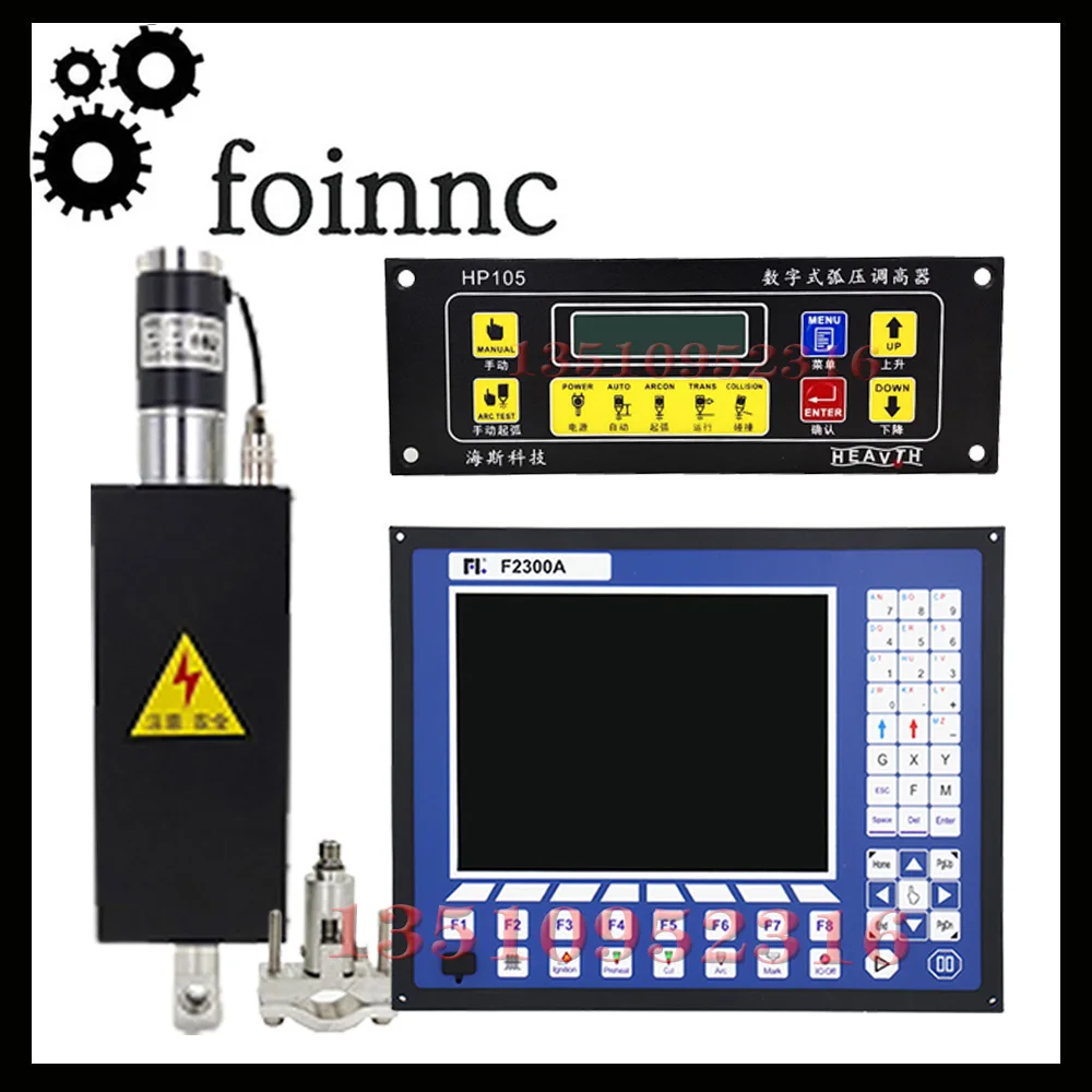 

Плазменный контроллер F2300a, 2 оси, система с ЧПУ ++, thc Lifter Kit Ykb-100-dc24v-t3f1621p/Hp105 + для машины плазменной резки