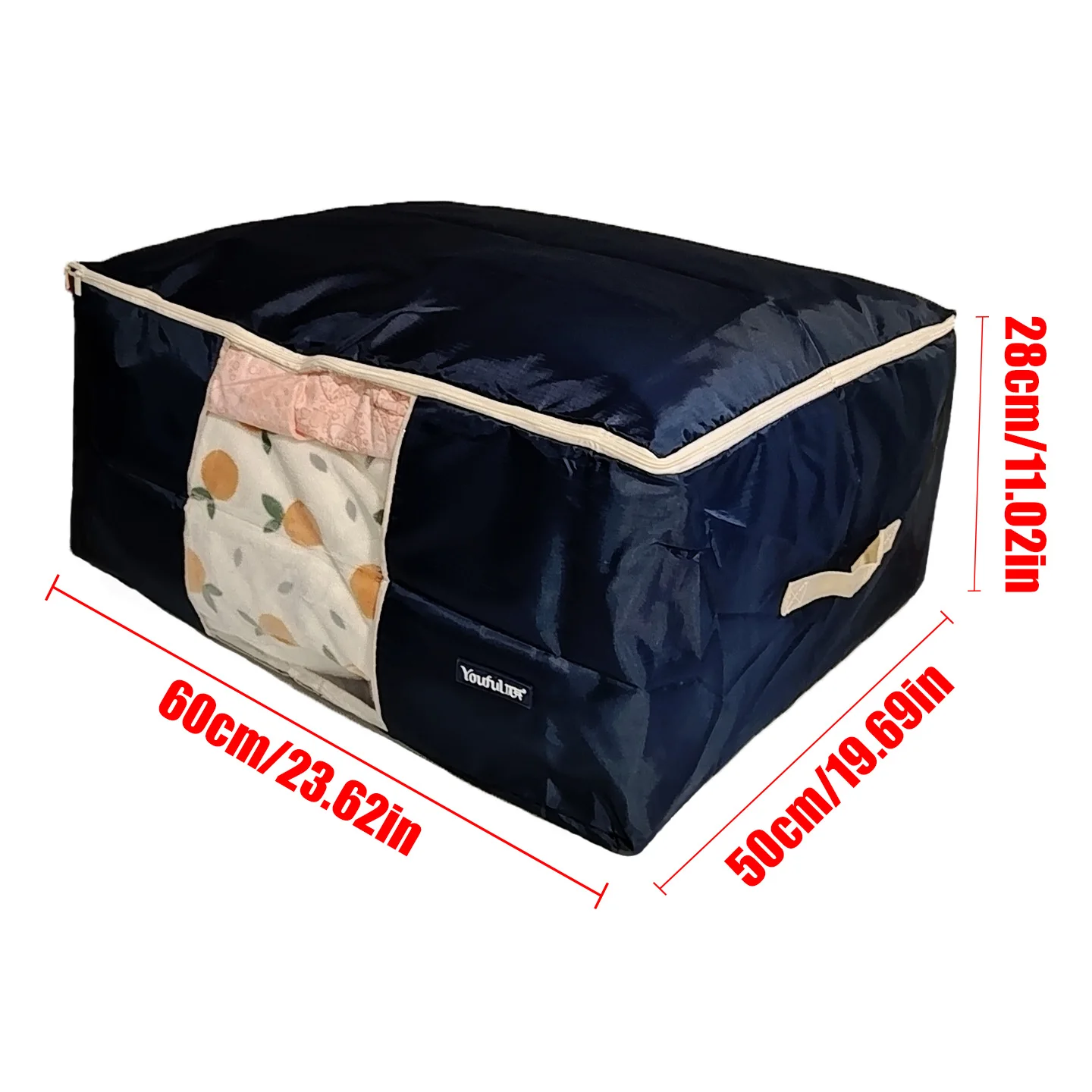 Oxford cloth cotton quilt storage bag washable oversized clothing sorting dust-proof bag 3