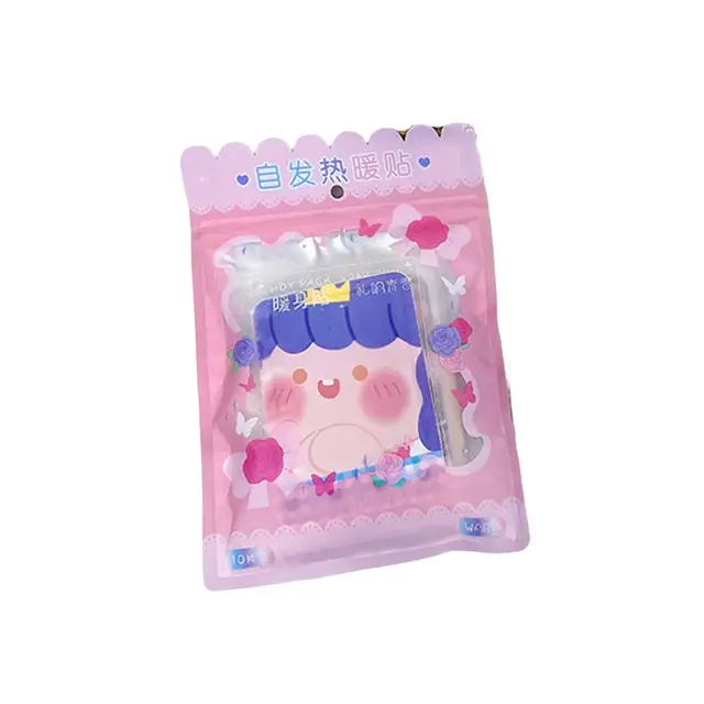 10 Darabos Új Testmelegítő Matricák Hordozható Láb Meleg Aranyos Tartás Téli Kültéri Kéz Derék Melegítő Foltok - Image 5