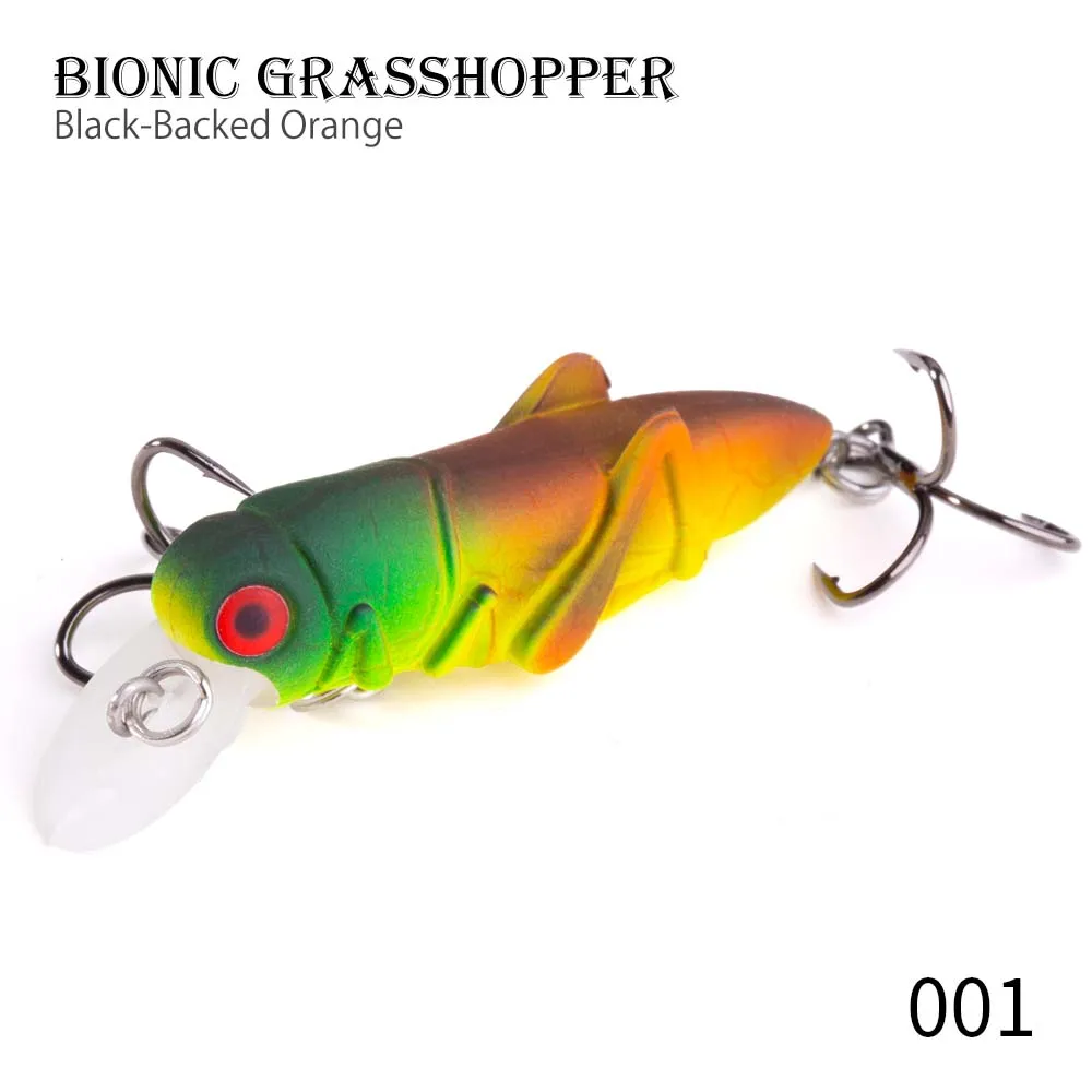 Hunthouse Mini Grasshopper Bionic Fishing Lure 46mm/3.7g All