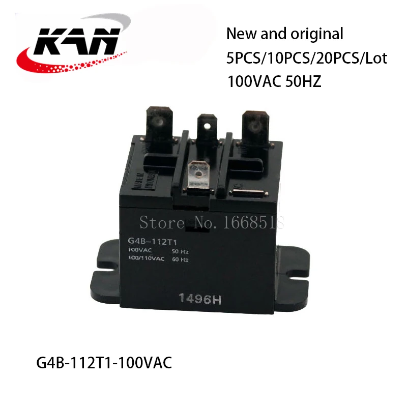 

Free Shipping NEW original Relay G4B-112T1-100VAC 50HZ 100/110VAC 60HZ