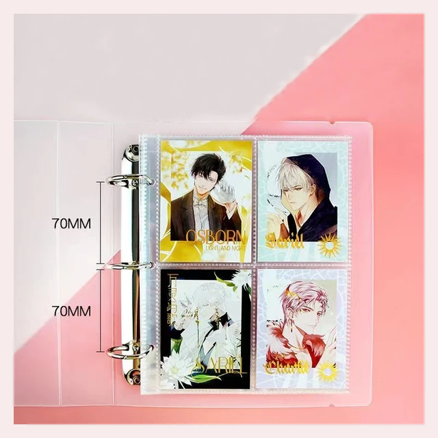 A4 Kpop Photocard Binder Sheets 1 2 3 4 6 8 9 10 Pocket Sleeve PVC