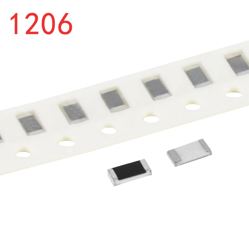 100Pcs 1206 SMD resistor 0R ~ 10M 1/2W 0 1 10 100 150 220 330 ohm 1K 2.2K 10K 100K 0R 1R 10R 100R 150R 220R 330R