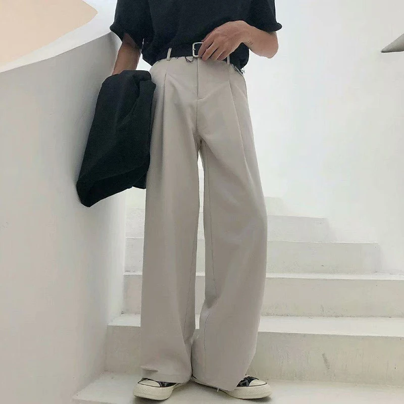 

Lucyever Japanese Style Wide Leg Pants Women Spring Summer Loose Casual Pants Female BF High Waist Suits Trousers Unisex S-3XL