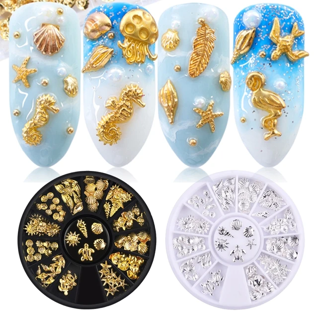 Dive into Creativity with Ocean Theme Metal Rivets Resin Filler Jewelry Fillings