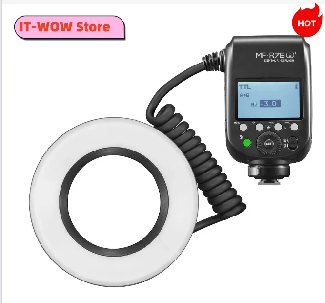 Godox Mf-R76S + Flash Dental Macro Ring Per Sony |
