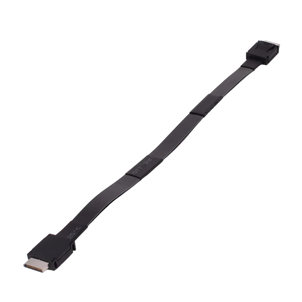 ADT-Link PCI-E 4.0 X4 SFF-8611 남성 FFC 오쿨링크 연장 케이블 64Gbs 외장 GPU 도크 그래픽 카드 PC 서버 OCuLink용