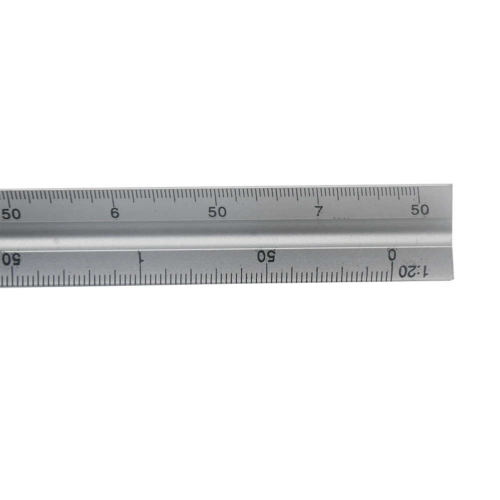 30cm Triangle Aluminum Alloy Silver Ruler Technical Scale Architect Clear Accurate Engineer Aliexpress