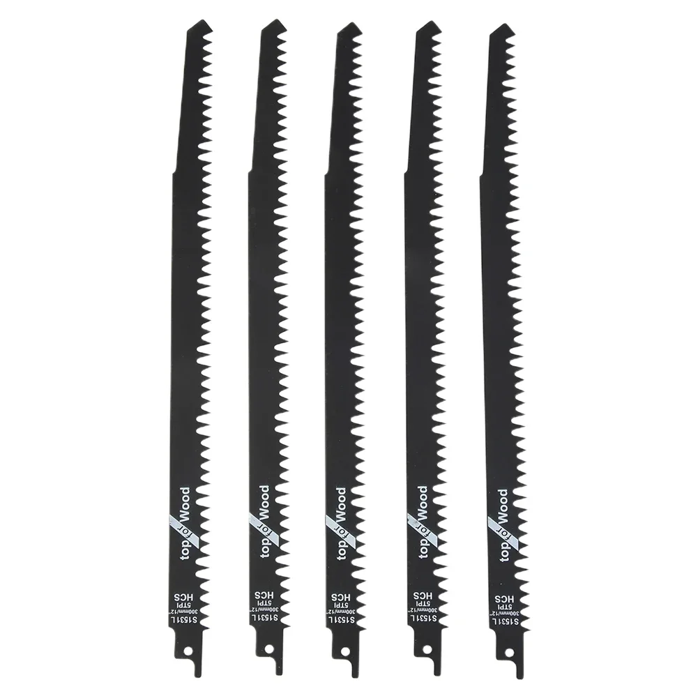 1pc 12in S1531 BI-Metal Reciprocating Saw Blades Handsaw Multi Saw Blade Pruning Cutting Wood Metal Plastic Board Sawblade hand saw multi purpose saw handheld saw reciprocating saw blades