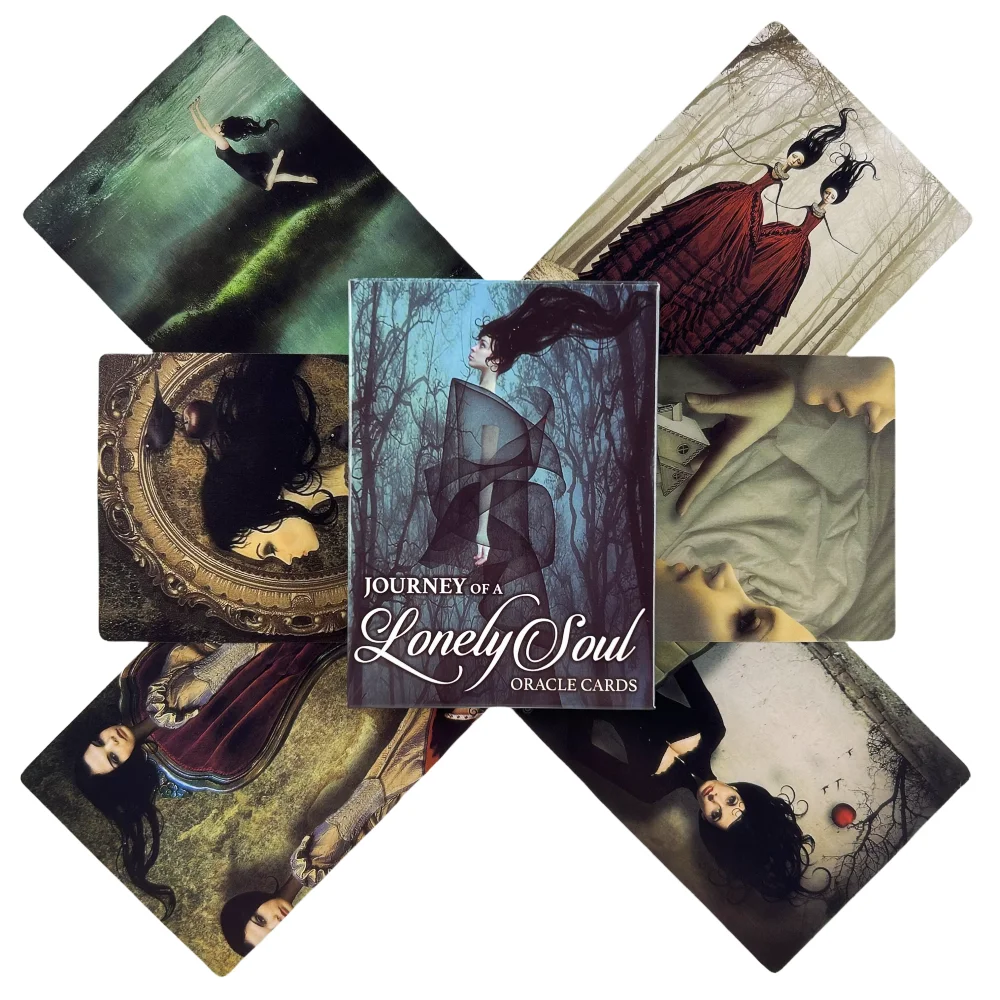 

Journey Of A Lonely Soul Oracle Cards Divination Leisure Party Table Game Fortune-telling Prophecy Tarot Board Deck