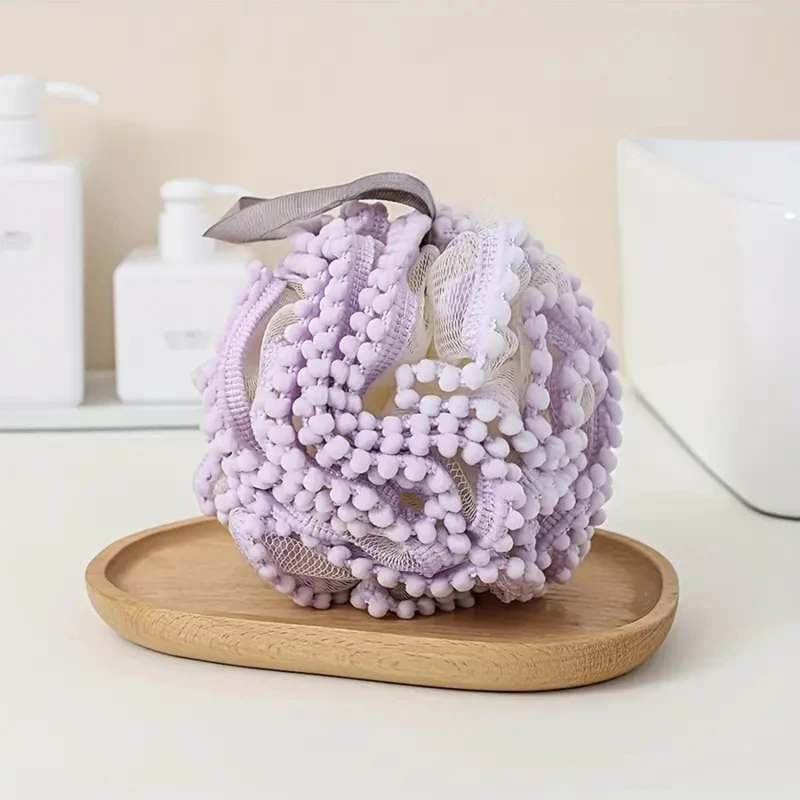 Soft Foaming Flower Ball for Body Cleaning