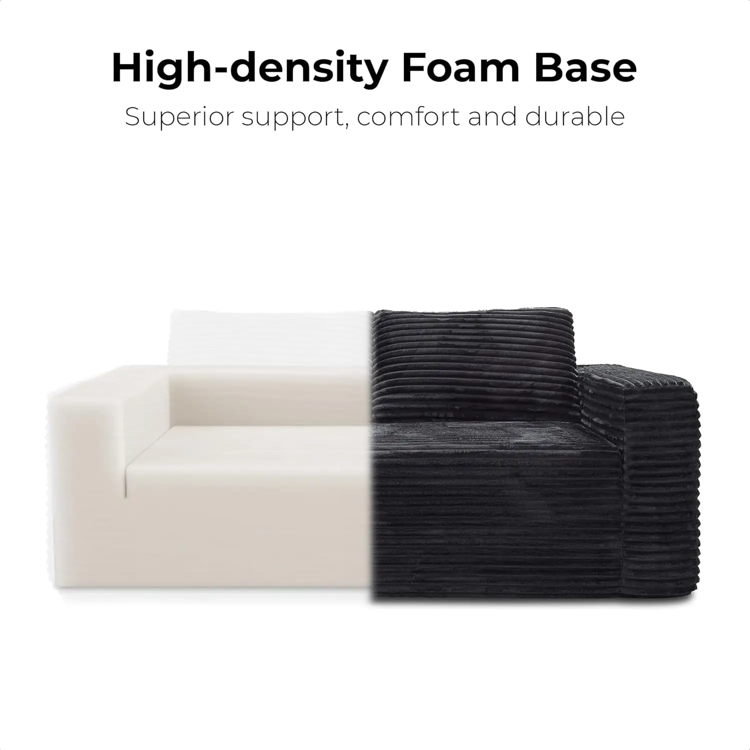 71" Loveseat Sofa, Comfy Deep Seat, No Assembly, Sofa in a Box, Modern Small Couch with Plush Fabric for Living Room