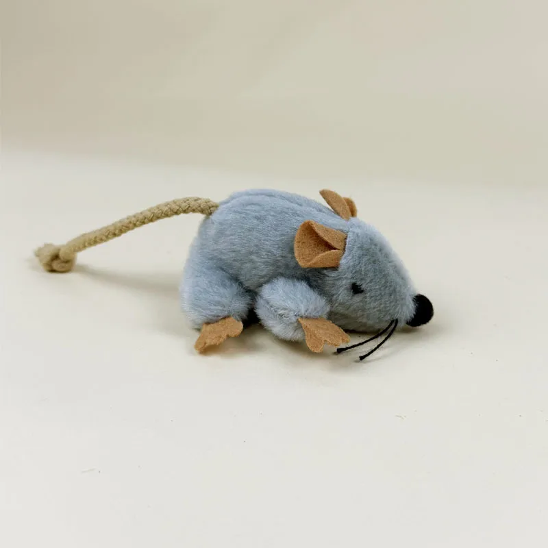 Interactive Cat Toys: Cute Plush Mice with Catnip