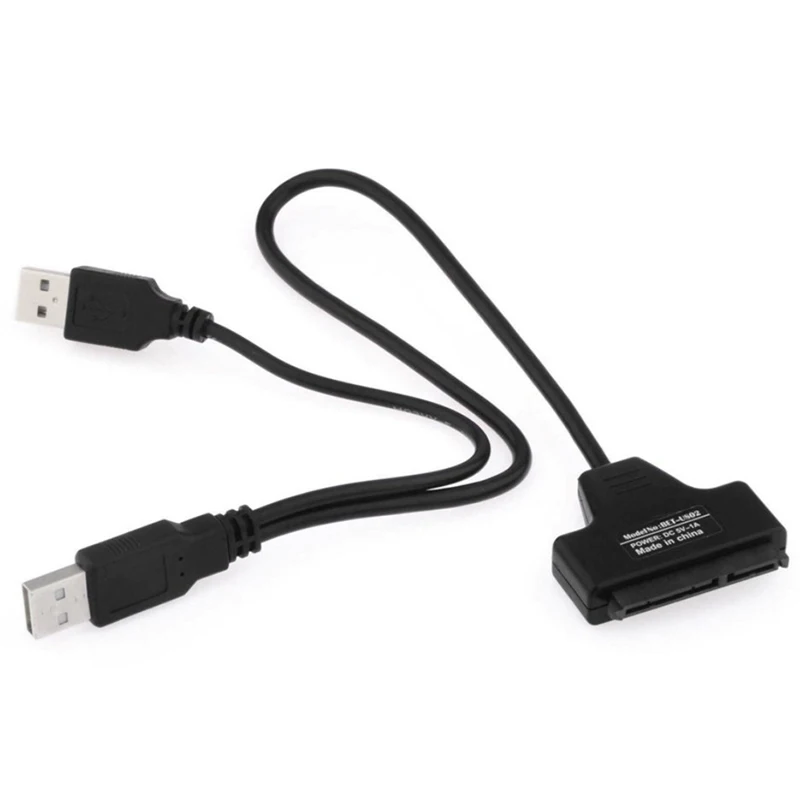 

Переходник USB 2,0 к кабелю SATA к S-дисковому накопителю SSD Соединительный проводной Новый ATA 2-контактный жесткий диск 2,5 дюйма
