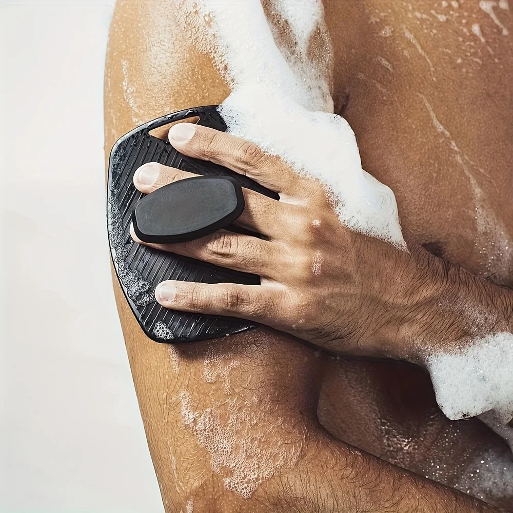 Soft Silicone Bath Brush Set with Non Slip Handle