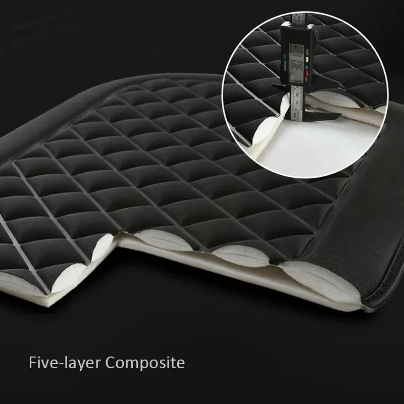 Car Seat Cushion Driver Seat Cushion with Comfort Memory Foam & Non-Slip Rubber Vehicles Office Chair Home Car Pad Seat Cover