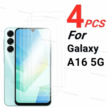 2/4PCS Screen Protector For Samsung Galaxy A16 5G Tempered Glass Samsung Galaxy A16 5G Protector Glass For Samsung Galaxy A16 5G 1