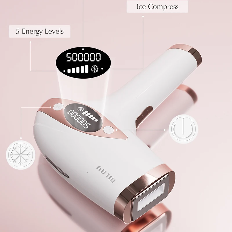 ماكينة إزالة الشعر بالليزر MLAY T4 IPL للاستخدام ا...