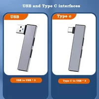 USB C HUB 3.0 Type C 3.1 3 Port Multi USB Splitter OTG Adapter For Xiaomi Lenovo Macbook Pro 13 15 Air Pro Computer Accessories - Image 3